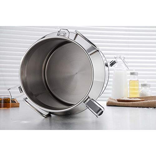 Jiutong Sealed Tank Stainless Steel Barrel with lid Commercial Fermentation Tank Enzyme Barrel Oil Barrel Milk Barrel Rice Barrel Wine Barrel Wine (Size : 35L) - Thumbnail 5