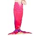 Play Tailor Mermaid Tail Swimmable Costume Swimsuit for Girls Swimming(No monofin) (Child 8, Red)