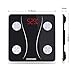Scales Digital Weight & Body Fat ESHOWEE Bmi Bluetooth Scale Digital Bathroom Wireless Weight Scale Body Composition Analyzer App, Black