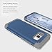 for Galaxy S8 case, PIXIU Shockproof Hybrid High Impact Hard Plastic Soft Silicon Rubber Armor Protective case Cover for Galaxy s8 2017 Release Navy Blue
