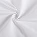 Bedding Overseas Three Fabric Sides Wrap Around Elastic Solid Bed Skirt, Easy On/Easy Off Dust Ruffled Bed Skirts 14 Inch Tailored Drop (White Queen )