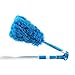 Houseables Cobweb Duster, Floor-to-Ceiling Pole, 47” - 91”, Microfiber Feather, Long Handle, Telescopic Dusters, Extending Cob Web Broom, Foldable Stick, Chandelier Cleaners, Webs Remover, Fan Brush