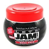 Lets Jam Gel 9oz Mega Hold Jar Protein Styling