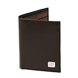 RFID Wallet in Genuine Leather - Vertical Two Tone 9 Slot by Identity Stronghold - RFID Blocking Wallet - Credit Card Protector