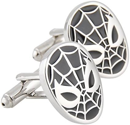 Avengers The Amazing Spiderman Black Mask Cuff Links w/Gift Box