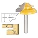 QLOUNI 45 Degree Lock Miter Bit 1/4 Shank Router 1-3/8