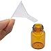 50pcs Mini Plastic Funnel, Lystaii Transparent Funnels for Bottle Filing Perfume Essential Oil Clear PP Funnels for Small Samples of Perfume Liquid Emulsion Lab Bottle Chemical liquid