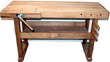 Hobelbank BUCHE Werkbank Holzwerkbank Werktisch Arbeitstisch mit Spannzange