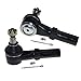 DLZ 2 Pcs Front Suspension Kit-2 Outer Tie Rod End Compatible with Ram 1500 Pickup 2002-2005, Ram 2500 3500 Pickup RWD 2003-2010 ES3538