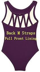 DANSHOW Girls’ M Straps Leotards for Dance Ballet