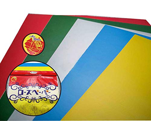 Amornphan 5 Sheets 5 Colors Sewing Carbon Tracing Paper Transfer Paper 9"x11" Home Sewing Cross Stitch Paint Kit Marking Patterns Fabric Craft Made in Japan Plus Tracing Wheel Sewing Tool for Tailor - Thumbnail 4