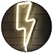 Lightning Bolt Neon Signs,Creative LED Lightning Decor Light Neon Sign,Wall Decor for Home,Birthday Party,Kids Room, Living Room,Wedding Party Decor (Warm White)