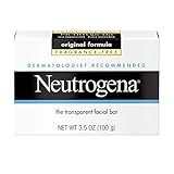 NEUTROGENA Original Formula Facial Bar, Fragrance Free 3.5 oz (Pack of 2)