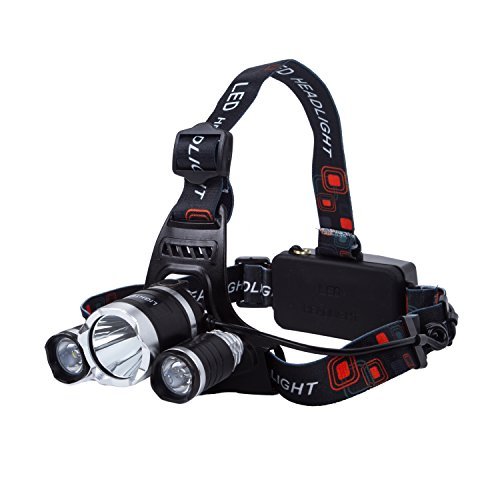 Lightess Rechargeable HeadLamp RJ-5000 with 6500 Lumens