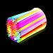 JOYIN 36 Packs Neon Valentines Day Gift Cards with Glow Stick Bracelets, Glow in the dark Necklaces for Valentine's Party Favor, Valentine Classroom Exchange Cards, Valentine School Prize
