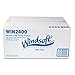 Windsoft 2400 Single Roll Two Ply Premium Bath Tissue (Case of 24 Rolls)