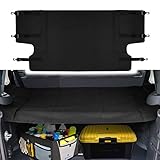 Cargo Cover Shield Pad Rear Trunk Protector Shade Compatible for Jeep Wrangler JK JKU Sports Sahara Freedom Rubicon X & Unlimited 2007-2018