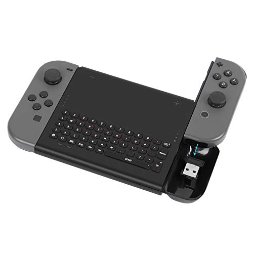 HDE Wireless Keyboard for Nintendo Switch JoyCons Controller Adapter