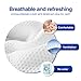 oaskys Shredded Memory Foam Pillow Queen Size Hypoallergenic Removable Washable and Luxury