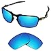 Tintart Performance Lenses Compatible with Oakley Badman Polarized Etched-Sky Blue