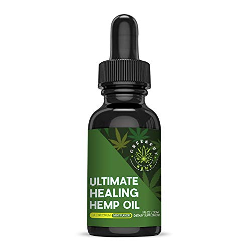 Hemp Oil Extract - Rich in Omega 3 & 6 Fatty Acids - 250MG Per Bottle - Promotes Healthy Sleep - Natural Anti-Anxiety - No THC CBD Oil Cannabidiol