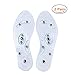 2 Pairs Acupressure Magnetic Massage Foot Therapy Reflexology Shoe Insoles, Breathable Deodorant Anti-Sweat Comfort Foot Therapy Reflexology Pain Relief