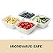 4 Piece Condiment Server Set, Tabletop Serving Trays for Parties, Serving Bowls for Parties with Rack Holder, Ceramic Dip Bowls for Snacks, Relish Tray for Entertaining