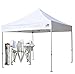 Eurmax 10'x10' Ez Pop Up Canopy Tent Commercial Instant Canopies with Heavy Duty Roller Bag