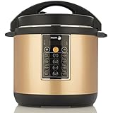 Fagor LUX Multi-Cooker, 6 quart, Copper - Electric Pressure Cooker, Slow Cooker, Rice Cooker, Yogurt Maker and more (935010052)