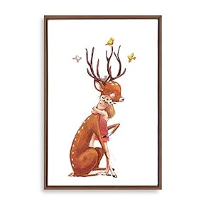 Framed Canvas Wall Art Cartoon Children