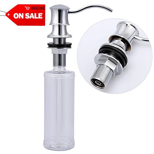 Buy HOMEIDEAS Copper Chrome Polished Built In Deck Kitchen Soap