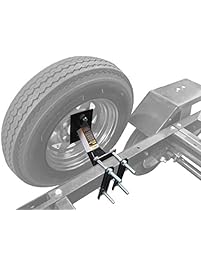 MaxxHaul 70214 Powder Coat Black Trailer Spare Tire Carrier