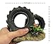 SLOCME Aquarium Tyre Decorations - Resin Material Tyre Decorations，Fish Tank Tyre Ornament Aquarium Environment Friendly Decorations