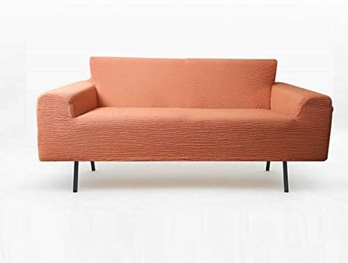 GWW Stretch Sofa slipcover,Solid Sofa Cover,Sure fit Cushion Couch for Leather Sofa Chair,1-Piece Furniture Protector for Pets-C Three Seats