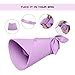 lenikis Women's UPF+50 Sun Visor Detachable Flap Hat Foldable Wide Brimmed UV Protection Hat Purple