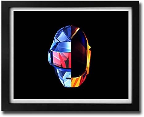 Box Prints Daft Punk poster music legend print black white framed art picture small large