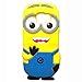 Galaxy S6 Phone Case,Mingfung 3D Cute Despicable Me 2 for Minions Soft Gel Rubber Silicone Protection Skin Case Cover for Samsung Galaxy s6 (Two Eyes Blue)