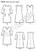 NEW LOOK Patterns Misses' Knit Dresses Size A (8-10-12-14-16-18-20) 6428