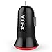 Vinsic USB Type C Car Charger Adapter with Type C and Standard USB A Outputs For Apple MacBook 12
