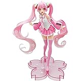 Hatsune Miku Super Premium Action Figure Sakura Miku Racing Suit Model Decoration