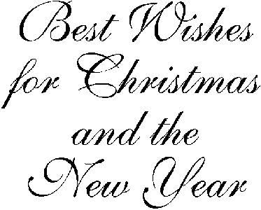 Art Stamps Best Wishes Message Fun Stamp, Black