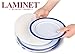 LAMINET Plate Dividers - Set of 48 - 10'' Dinner, 6'' Salad/Dessert, 4.5'' Bread & Butter - White - Felt, Friction-Free, Protective, Reusable