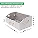 StorageWorks Closet Storage Bins, Trapezoid Organizer Box for Shelves, Fabric Clothes Bin, Foldable Organizing Baskets with Handles, Large, Mixing of Beige, White & Ivory, 3-Pack