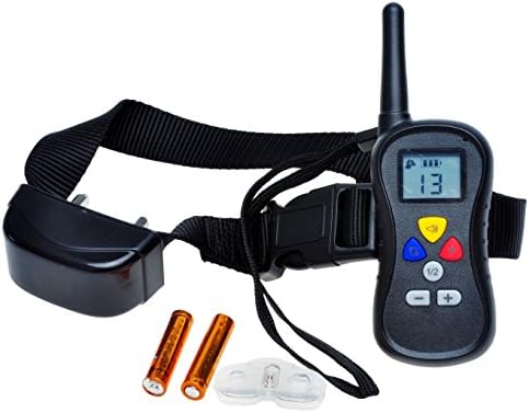 Bark Control Collar 330 Yards Remote Waterproof Shock Collar for Bark Dogs,Shock,Vibration,Tone,Obedience Electric Training Collar