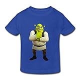Kids Toddler Shrek Little Boy's Girl's T-Shirt RoyalBlue Size 2 Toddler