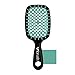 FHI Heat UNbrush Detangling Brush for Pain-Free Brushing on All Wet or Dry Hair Types — Durable DuoFlex Anti-Static Bristles, Lightweight Handle, Vented Hair Brush, Lagoon