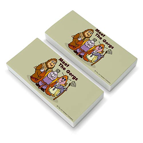 Meet The Gorgs Fraggle Rock Eraser Set of 2