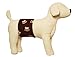 Cuddle Bands Male Dog Belly Band for Housetraining and Incontinence - Washable and Reusable Dog Diaper (Paw Print Medium: 17-19