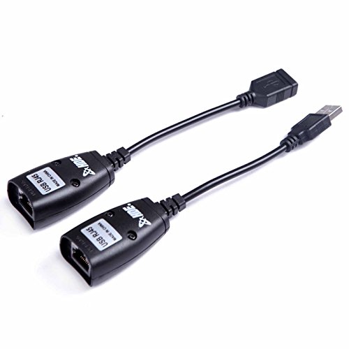HDE USB over Cat5/5e/6 Extension Cable RJ45 Adapter Set Buy Online in