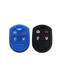 Ezzy Auto carcasa para llave remota de entrada., NEGRO y AZUL MARINO